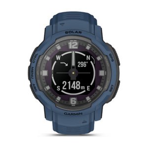 GARMIN chytré hodinky - INSTINCT CROSSOVER SOLAR - modrá