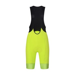 RIVANELLE BY HOLOKOLO Cyklistické kalhoty krátké s laclem - ACTIVE ELITE - žlutá/černá XL