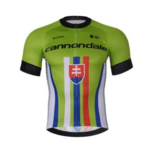 BONAVELO Cyklistický dres s krátkým rukávem - CANNONDALE SK - zelená 3XL