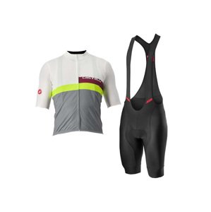 CASTELLI Cyklistický krátký dres a krátké kalhoty - A BLOCCO - vícebarevná/černá