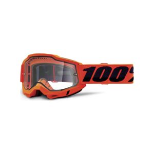 100% SPEEDLAB Cyklistické brýle - ACCURI 2 ENDURO MTB - oranžová/černá