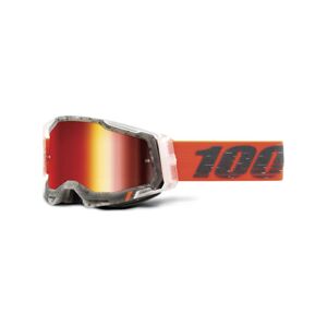100% SPEEDLAB Cyklistické brýle - RACECRAFT 2 - červená/černá
