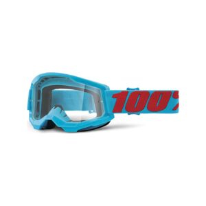100% SPEEDLAB Cyklistické brýle - STRATA 2 - světle modrá/červená