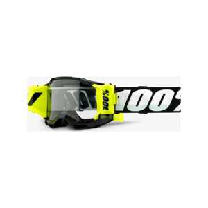 100% SPEEDLAB Cyklistické brýle - ACCURI 2 JR FORECAST - černá/bílá/žlutá