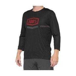 100% SPEEDLAB dres s 3/4 rukávem - AIRMATIC - černá/červená XL