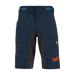KARPOS Cyklistické kalhoty krátké bez laclu - BALLISTIC EVO - modrá 2XL