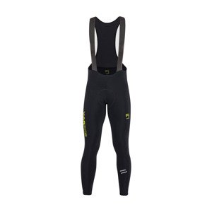 Cyklistické kalhoty dlouhé s laclem - VERVE WINTER BIB - černá XL