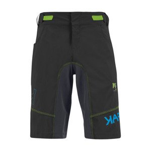 Cyklistické kalhoty krátké bez laclu - BALLISTIC EVO - černá XL
