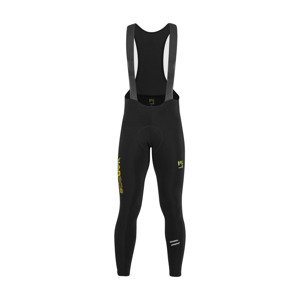 Cyklistické kalhoty dlouhé s laclem - VERVE WINTER BIB - černá XL