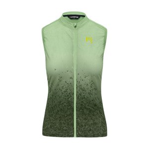 Cyklistický dres bez rukávů - VERVE EVO - zelená 2XL