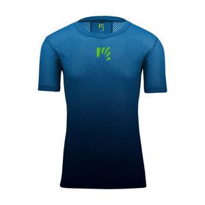 Cyklistický dres s krátkým rukávem - VERVE MESH - modrá/černá S