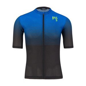 KARPOS Cyklistický dres s krátkým rukávem - VAL VIOLA - modrá/černá XL