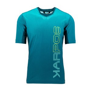 Cyklistický dres s krátkým rukávem - VERVE - tyrkysová L