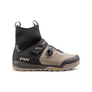 NORTHWAVE Cyklistické tretry - KINGROCK PLUS GTX - černá/hnědá 44
