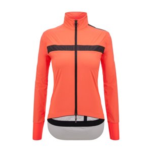 SANTINI Cyklistická zateplená bunda - GUARD NEOS - růžová 2XS