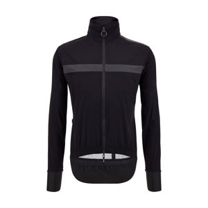 SANTINI Cyklistická zateplená bunda - GUARD NEOS - černá 4XL
