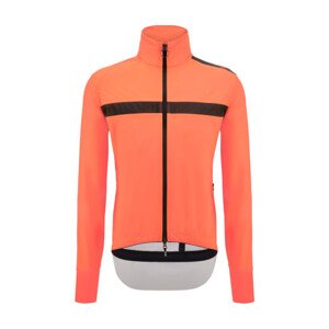 SANTINI Cyklistická zateplená bunda - GUARD NEOS - růžová 2XL