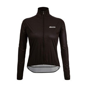 SANTINI Cyklistická větruodolná bunda - NEBULA - černá 2XL