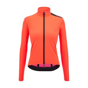 SANTINI Cyklistický dres s dlouhým rukávem zimní - ADAPT MULTI - růžová 2XL