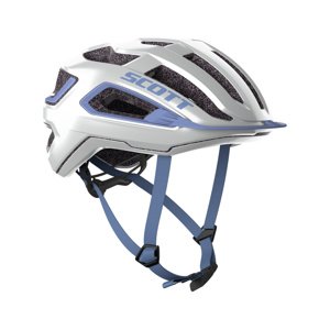 SCOTT Cyklistická přilba - ARX - bílá/modrá (59–61 cm)