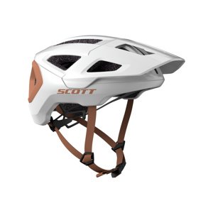 SCOTT Cyklistická přilba - TAGO PLUS - bílá/béžová (55–59 cm)