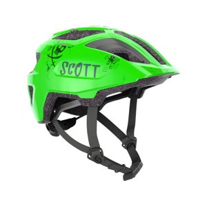 SCOTT Cyklistická přilba - KID SPUNTO - zelená
