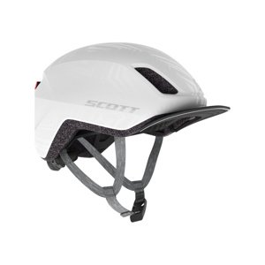 SCOTT Cyklistická přilba - DOPPIO PLUS - bílá (59-61 cm)