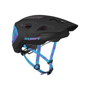 SCOTT Cyklistická přilba - TAGO PLUS - černá/fialová (59-61 cm)