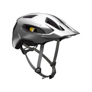 SCOTT Cyklistická přilba - SUPRA PLUS - stříbrná (56–61 cm)