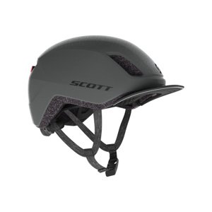 SCOTT Cyklistická přilba - DOPPIO PLUS - šedá (55–59 cm)