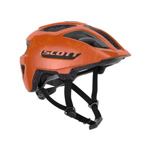 SCOTT Cyklistická přilba - SPUNTO PLUS - oranžová (50–56 cm)