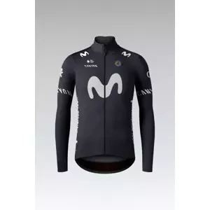 GOBIK Cyklistická zateplená bunda - ENVY 2.0 MOVISTAR TEAM 2025 - modrá/bílá XL
