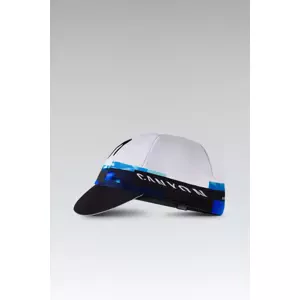 GOBIK Cyklistická čepice - VINTAGE MOVISTAR TEAM 2025 - bílá/modrá/světle modrá UNI