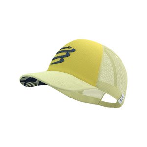 COMPRESSPORT Cyklistická čepice - TRUCKER CAP - žlutá