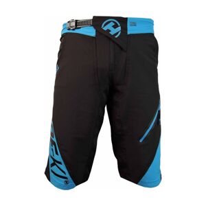 HAVEN Cyklistické kalhoty krátké bez laclu - RIDE-KI SHORT - černá/modrá 2XL