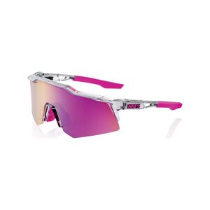 100% SPEEDLAB Cyklistické brýle - SPEEDCRAFT XS - transparentní/fialová
