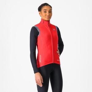 CASTELLI Cyklistická vesta - PERFETTO ROS 2 W - červená M