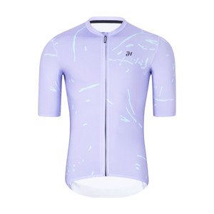 HOLOKOLO Cyklistický dres s krátkým rukávem - PASSION - fialová 2XL