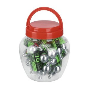 SYNCROS CO2 pumpa/pumpička - CO2 10x25 g - stříbrná
