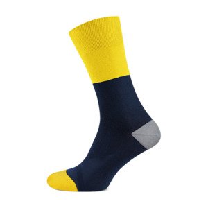 RAPIDGEAR Cyklistické ponožky klasické - VISMA SOCKS 2025 - žlutá/modrá L-XL