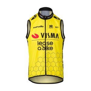 RAPIDGEAR Cyklistická vesta - REPLIKA VISMA WIND 2025 - žlutá XL