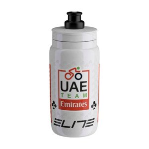 ELITE Cyklistická láhev na vodu - FLY 550 UAE TEAM EMIRATES 2025 - bílá/vícebarevná