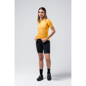 GOBIK Cyklistický dres s krátkým rukávem - STARK - žlutá M