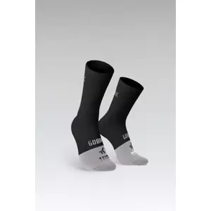 GOBIK Cyklistické ponožky klasické - LIGHTWEIGHT 2.0 - černá/šedá S