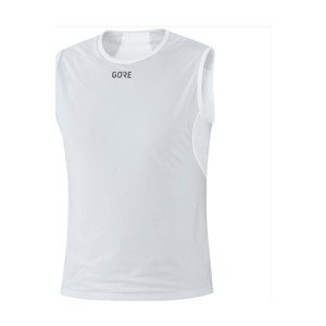 GORE Cyklistické tílko - WINDSTOPPER BASE - bílá
