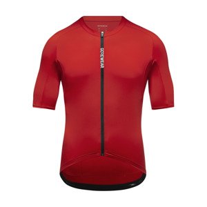 GORE Cyklistický dres s krátkým rukávem - SPINSHIFT - červená 2XL