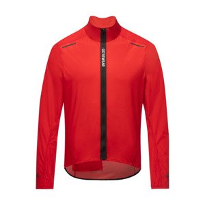 GORE Cyklistická větruodolná bunda - SPINSHIFT - červená 2XL