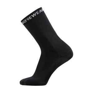 GORE Cyklistické ponožky klasické - ESSENTIAL - černá 38-40