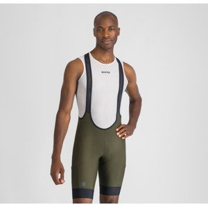 SPORTFUL Cyklistické kalhoty krátké s laclem - GIARA 2 - zelená 2XL