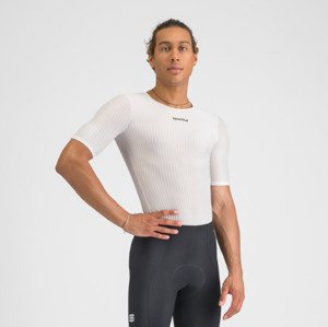SPORTFUL Cyklistické triko s krátkým rukávem - PRO BASELAYER - bílá L
